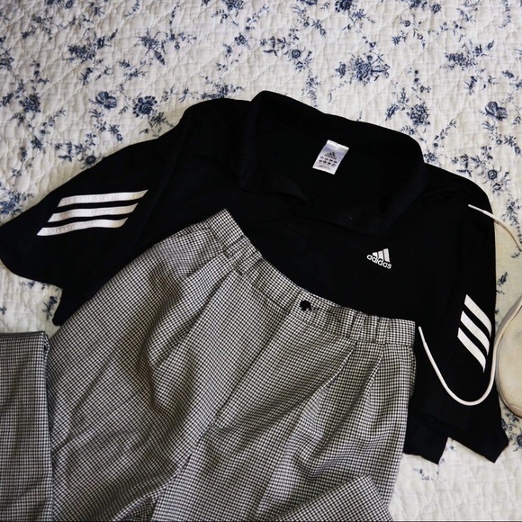 ADIDAS Collared Buttoned Tee - Picture 1 of 1